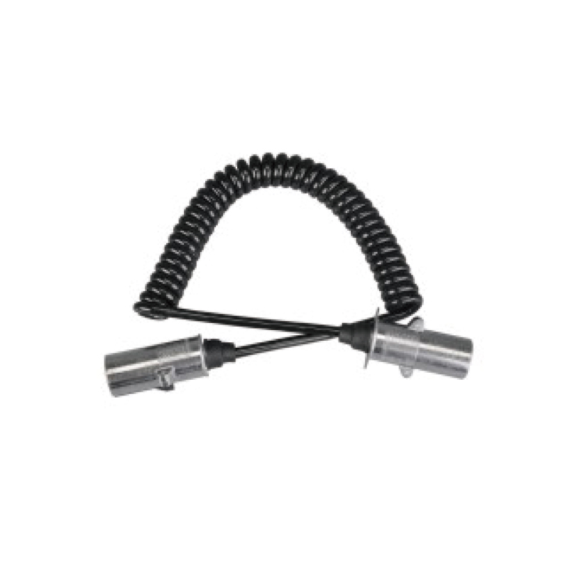 7 Poli PU Spiral Coil, 2 obturaturae metallicae 24v, N type, cable longitudo 1m,2m,3m.....JH016-A