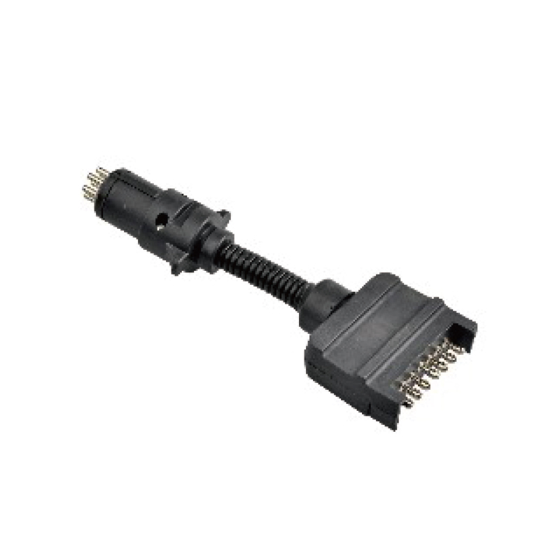 7 Pin Flat Socket in Car ad 7Pin rotundum plug in Trailer JH019-B