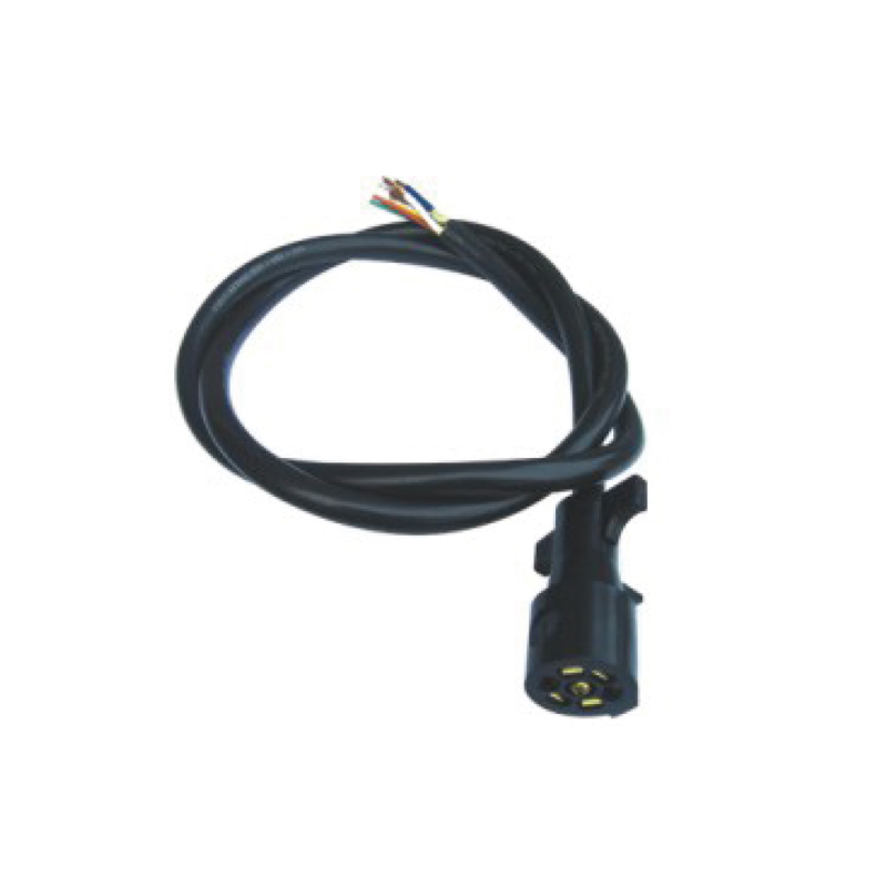 7Pole PVC Recta Coil Cum Plastic Plug, Cable Longitudo 1m,2m,3m.....JH066