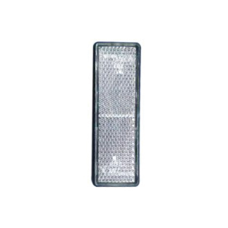 Reflector Rectangularis cum ADR&E-Mark libellum album/amber/rubrum JH109-B