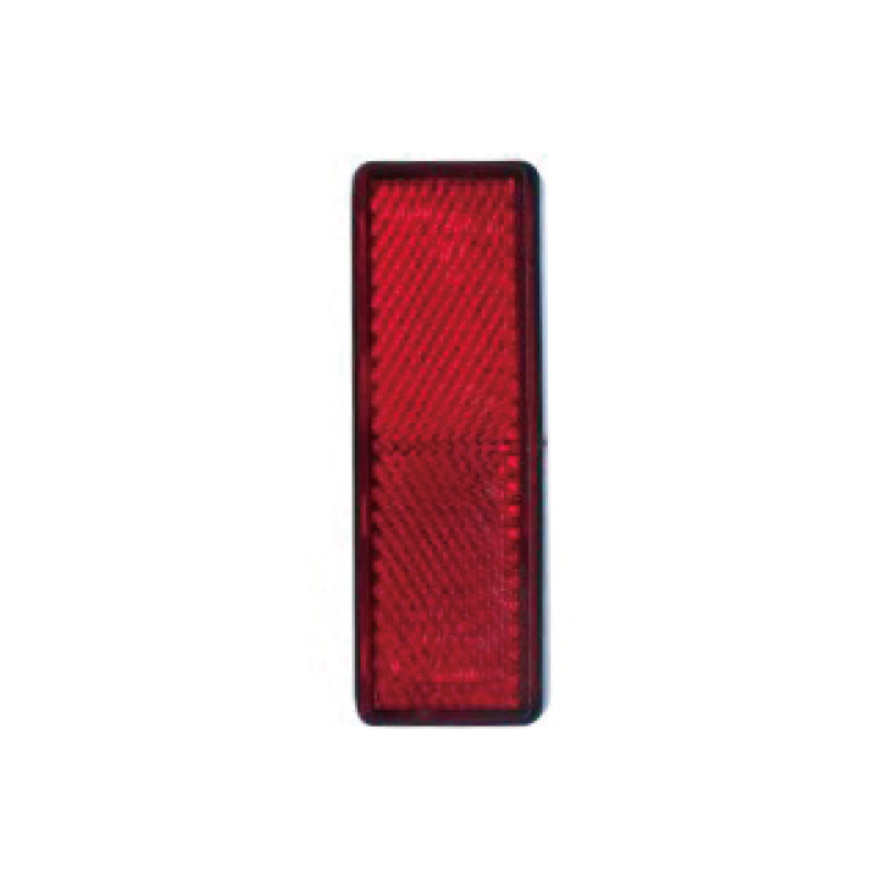 Reflector rectangularis cum ADR& E-Mark libellum album/amber/rubrum JH109-A